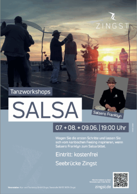 Blogeintrag: Zingst: Pfingstprogramm vom Samstag, 07.06. – Montag, 09.06.2025 am Strand: Tanzen, Tanzworkshop, Jazz Konzert, Piratenfest u.v.m. Blogeintrag zu Zingst: Pfingstprogramm vom Samstag, 07.06. – Montag, 09.06.2025 am Strand: Tanzen, Tanzworkshop, Jazz Konzert, Piratenfest u.v.m.
