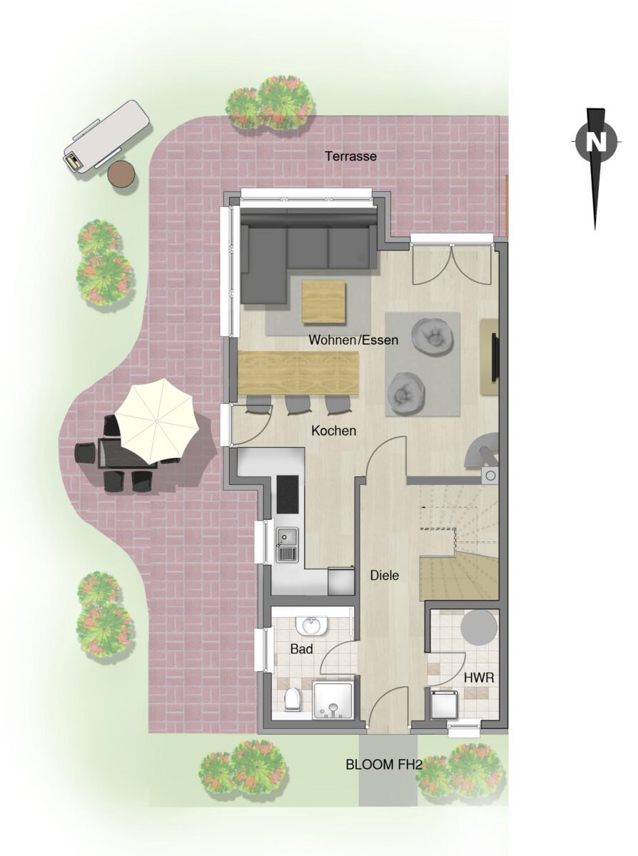 Grundriss Erdgeschoss Min Bloom 2